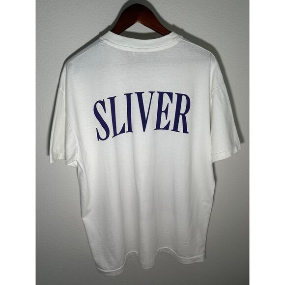 Nirvana Silver 1993 T-shirt Vintage Reprint Giant Tag Single Stitch - Picture 2 of 7